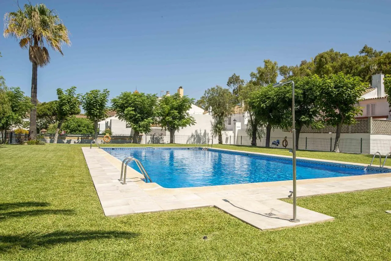 Apartamento Casa con jardín privado a 300 metros de la playa, piscina El Puerto de Santa María