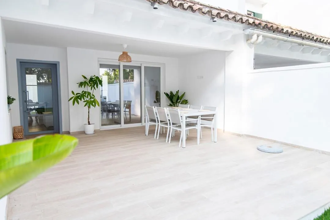 Apartamento Casa con jardín privado a 300 metros de la playa, piscina El Puerto de Santa María