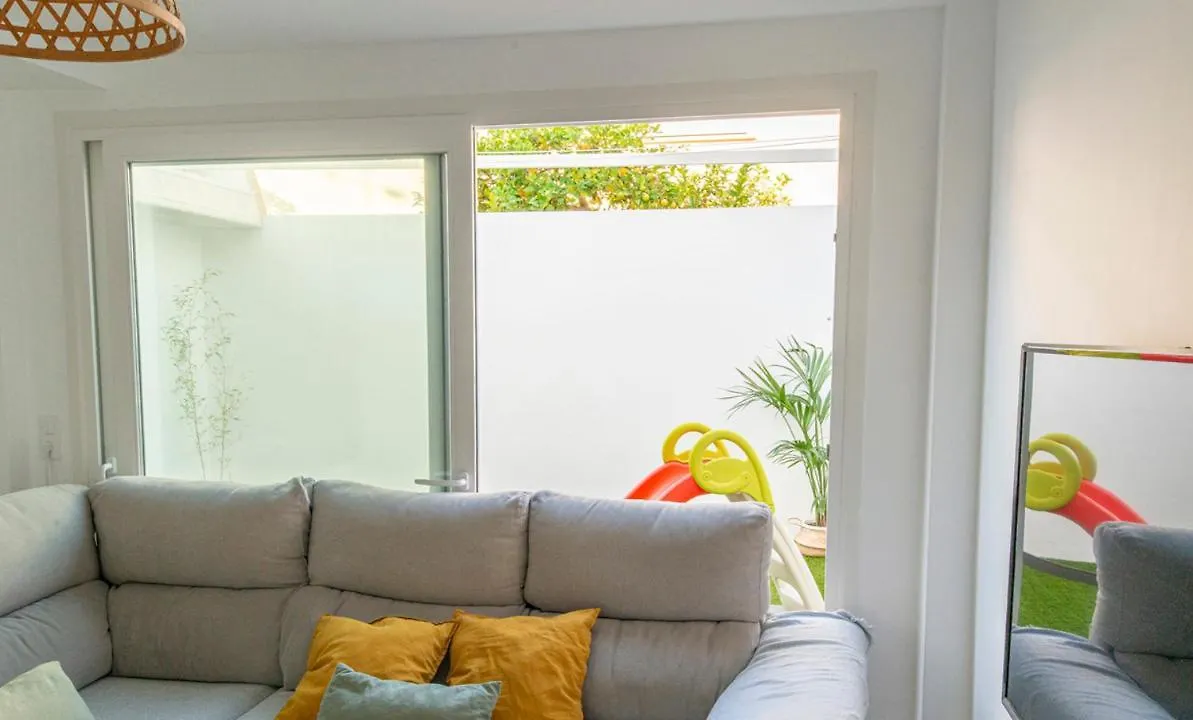 Apartamento Casa con jardín privado a 300 metros de la playa, piscina El Puerto de Santa María